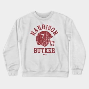 Harrison Butker Kansas City Helmet Font Crewneck Sweatshirt